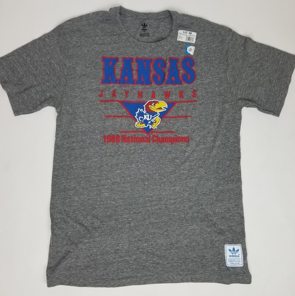 Adidas Kansas Jayhawks t shirt